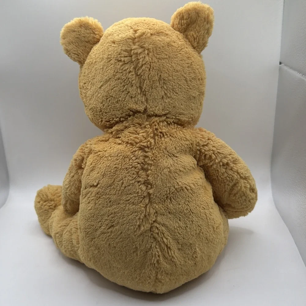 Disney Winnie The Pooh Plush Rattle Bear Weighted Heavy Soft‎ Stuffed Toy 13inch